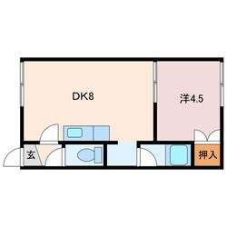 プレスティジャス明野の物件間取画像